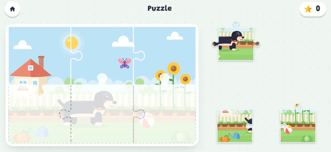 Un puzzle avec de vraies pièces