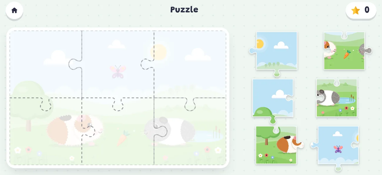 Puzzle s opravdovými dílky
